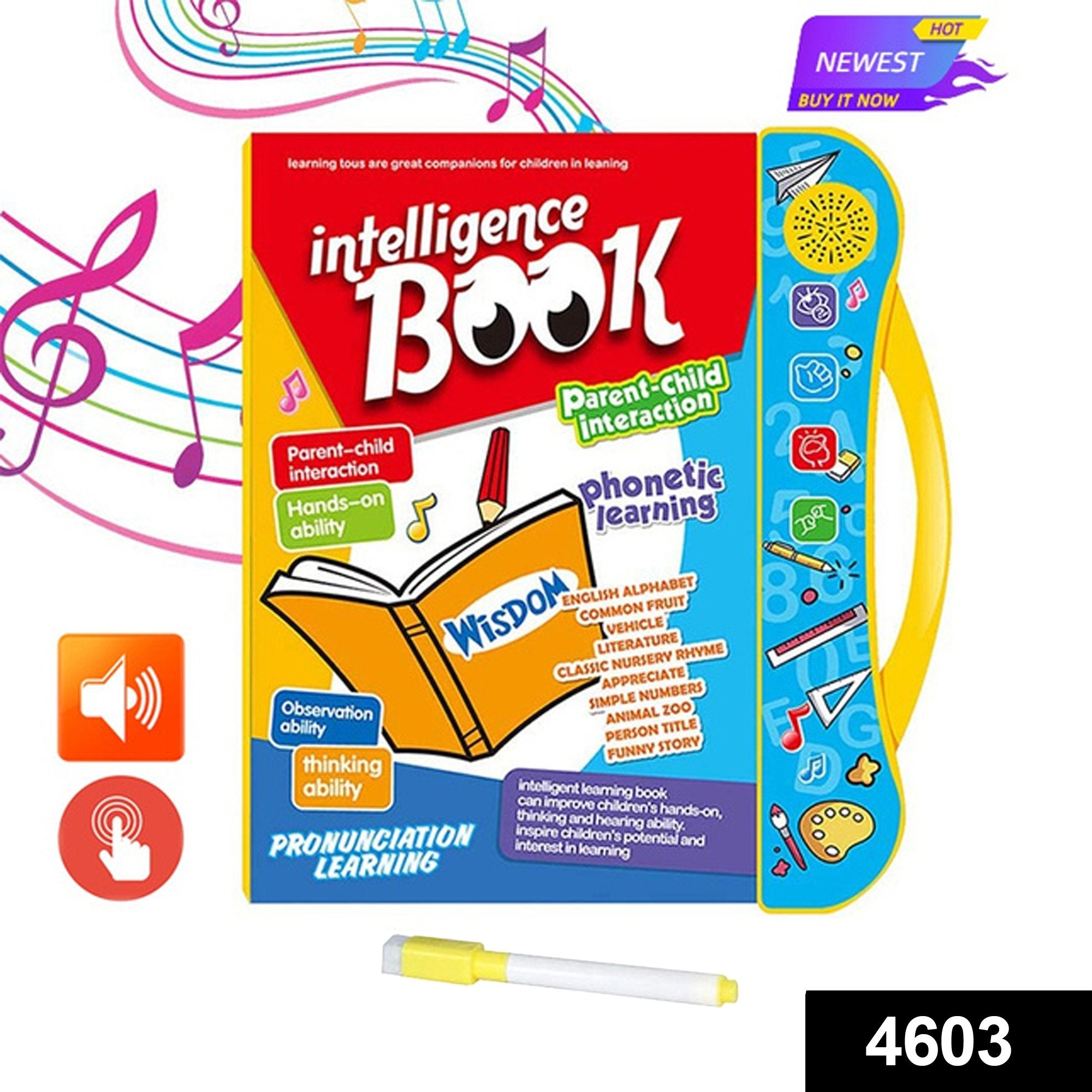 4603 Musical Learning Study Book With Numbers Letters 4603 Musical Learning Study Book With Numbers Letters